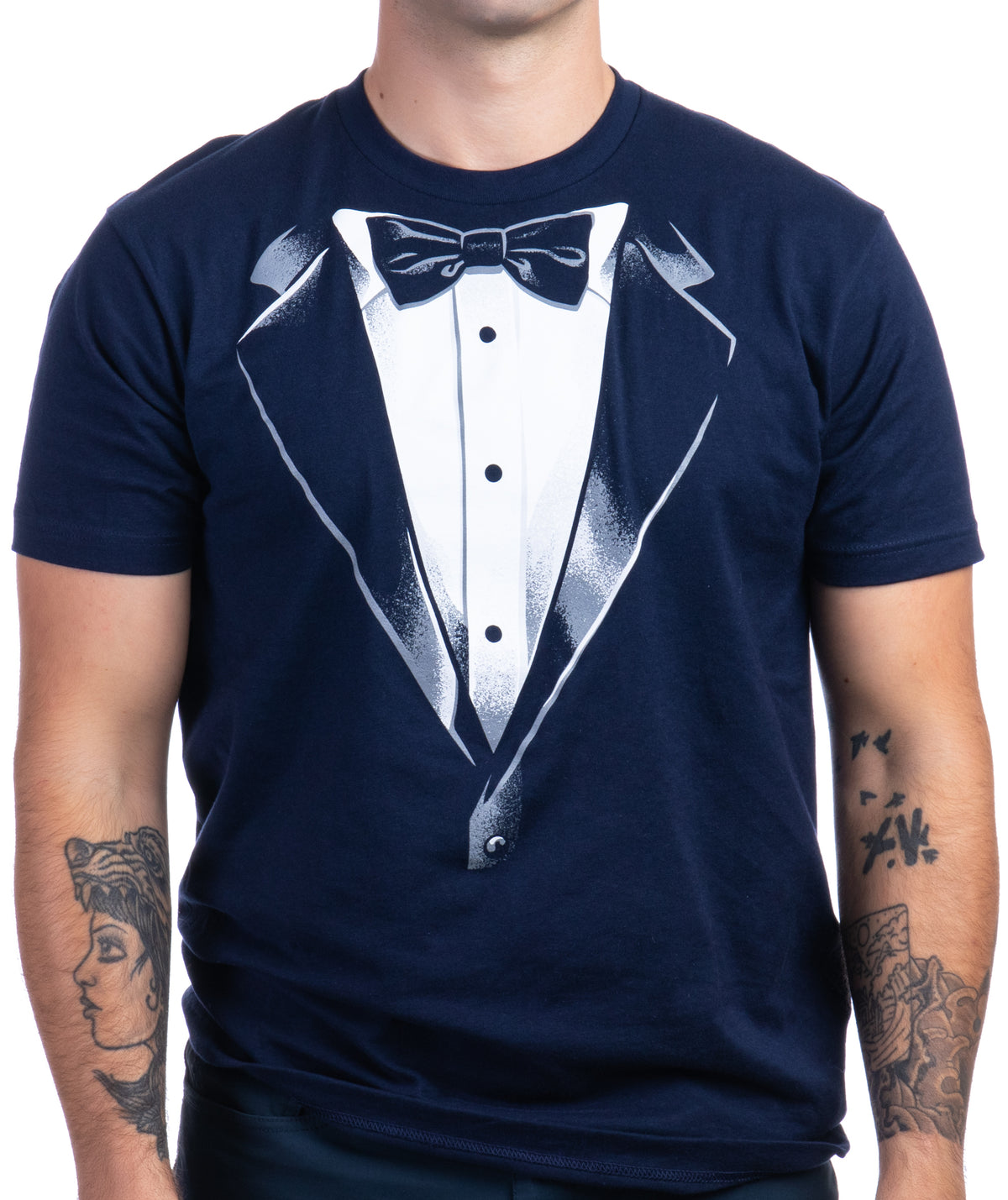 Tuxedo T-shirt - Funny Wedding Party Humor Tux Tee Joke Shirt for Men