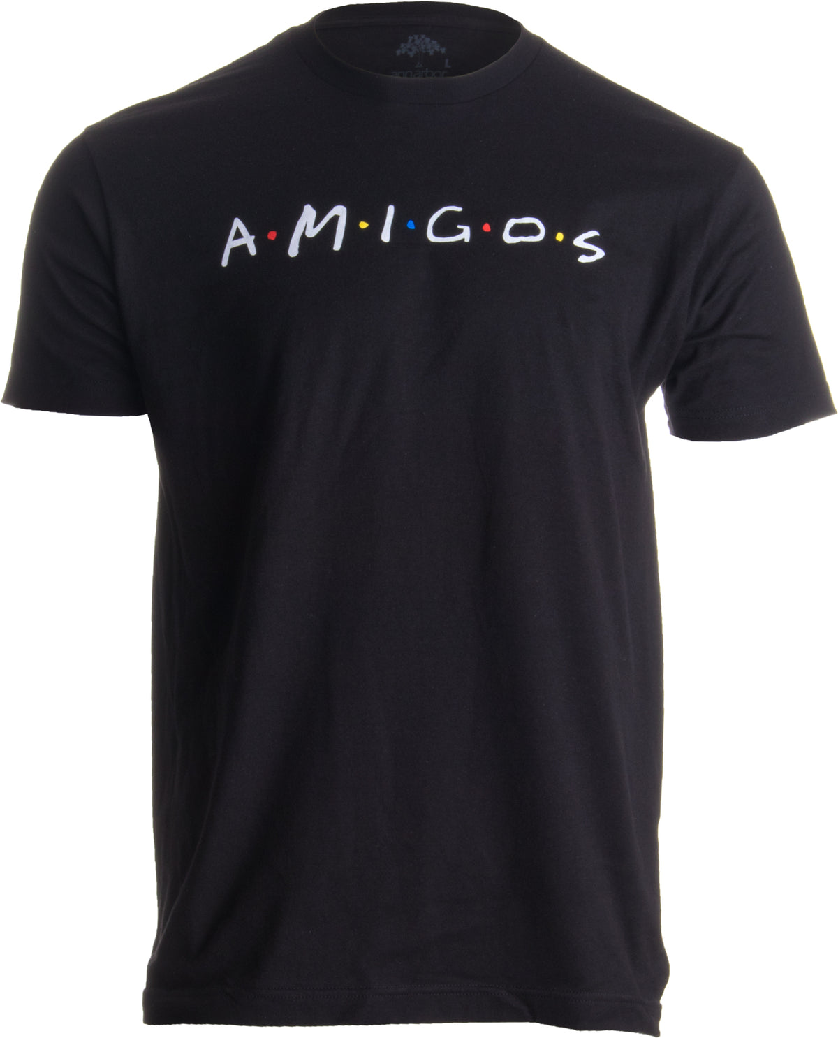 AMIGOS | Funny 90s TV Pop Culture Friends Humor, Silly Retro Men Women T-shirt