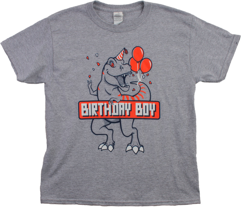Birthday Boy T-Rex | Dinosaur Birthday Party, Dino Themed B-Day Youth T-shirt