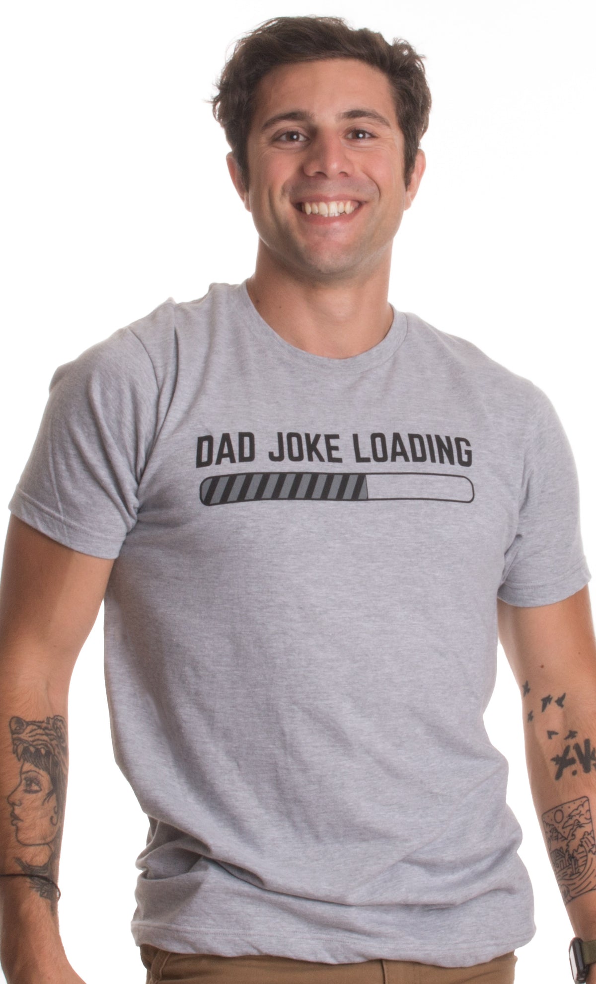 Dad Joke Loading | Funny Father Grandpa Daddy Father's Day Bad Pun Humor T-shirt