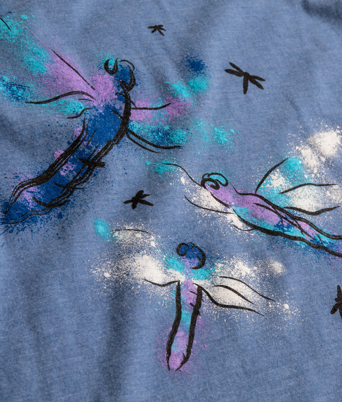 Dragonflies | Dragonfly Nature Art Insect Bug Cute Gift V-neck T-shirt for Women