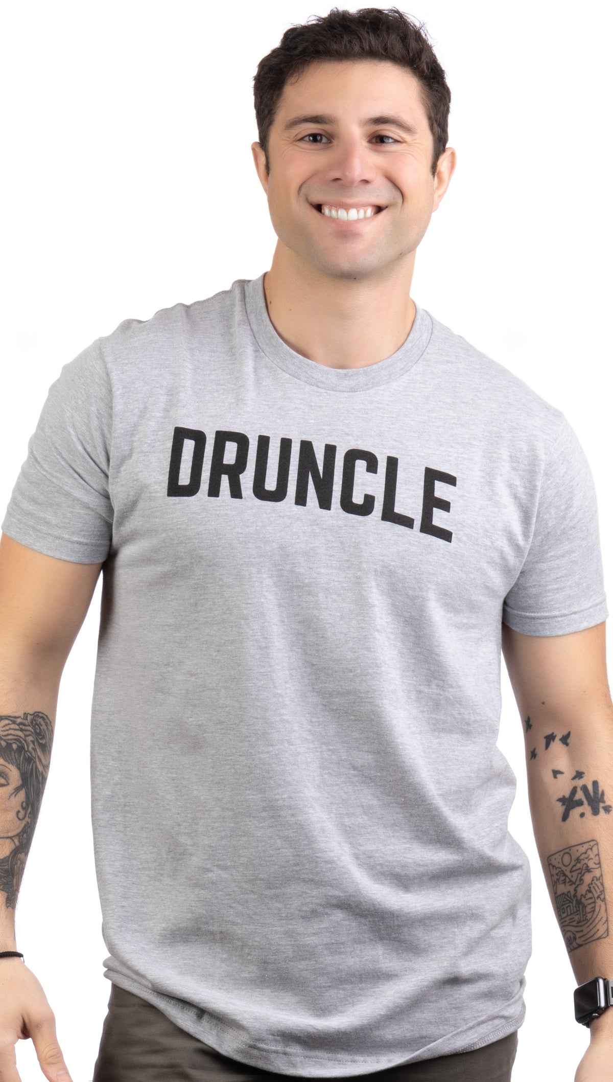DRUNCLE | Funny Uncle Beer Drinker Drinking Joke Family Humor Funcle Men T-shirt