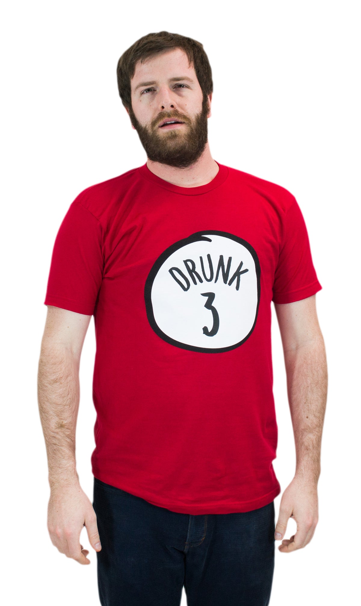 Drunk 3 | Funny Drinking Team, Group Halloween Costume Unisex T-shirt