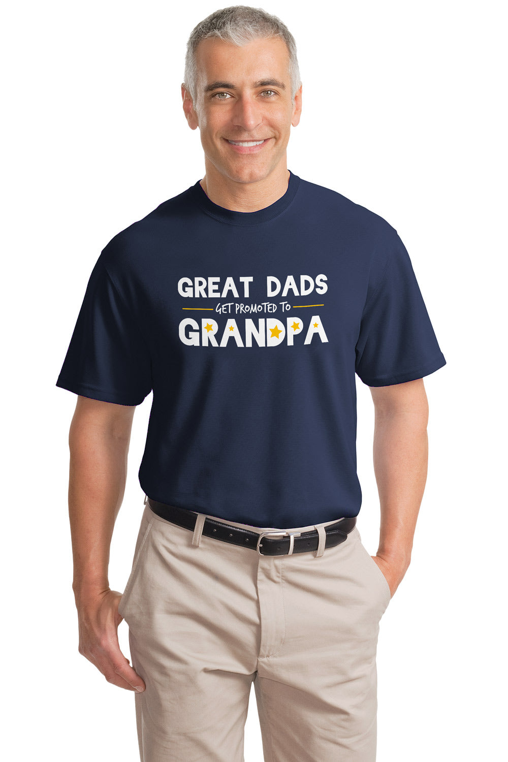 Great Dads get promoted to Grandpa! | Funny Grandfather Humor Unisex T-shirt