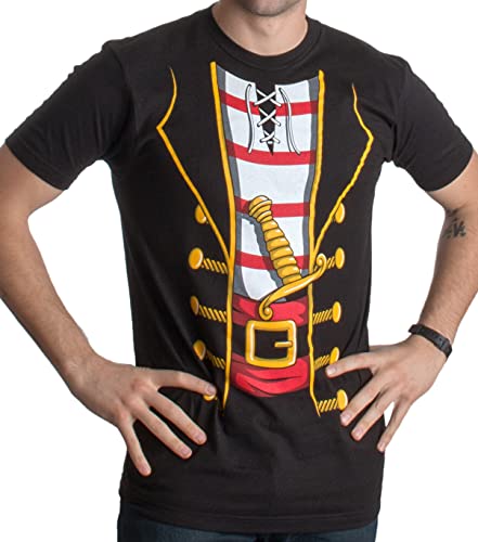 Pirate Costume | Jumbo Print Novelty Funny Caribbean Cruise Shirt Unisex Tee