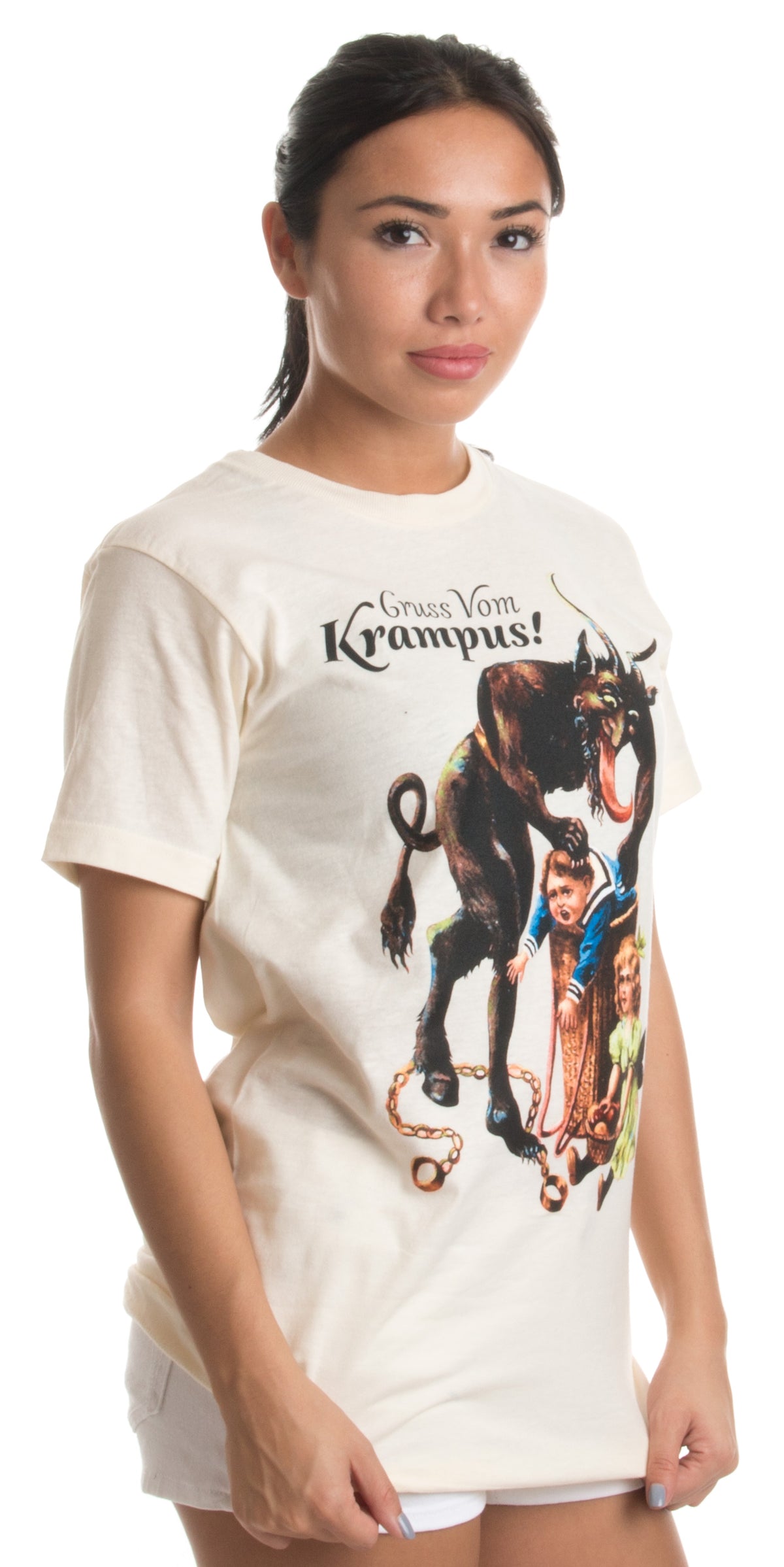 Gruss Vom Krampus! | (Greetings from) Germanic Christmas Demon Unisex T-shirt