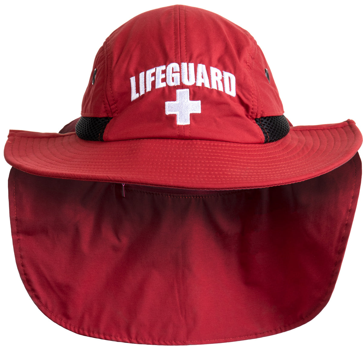 Lifeguard Hat w/ Neck Cape | UV Sun Protection 45+ Bucket Hat Uniform Men Women