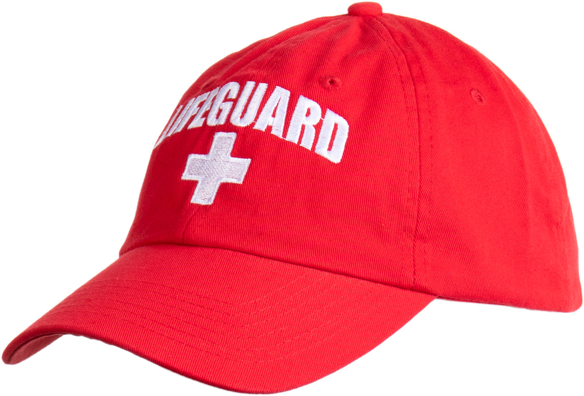 Lifeguard Hat | Professional Guard Red Baseball Cap Men Women Costume Uniform