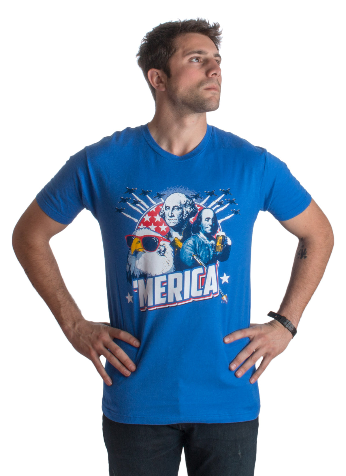 MERICA | Epic USA Patriotic American Party Patriot Unisex T-shirt Men Women
