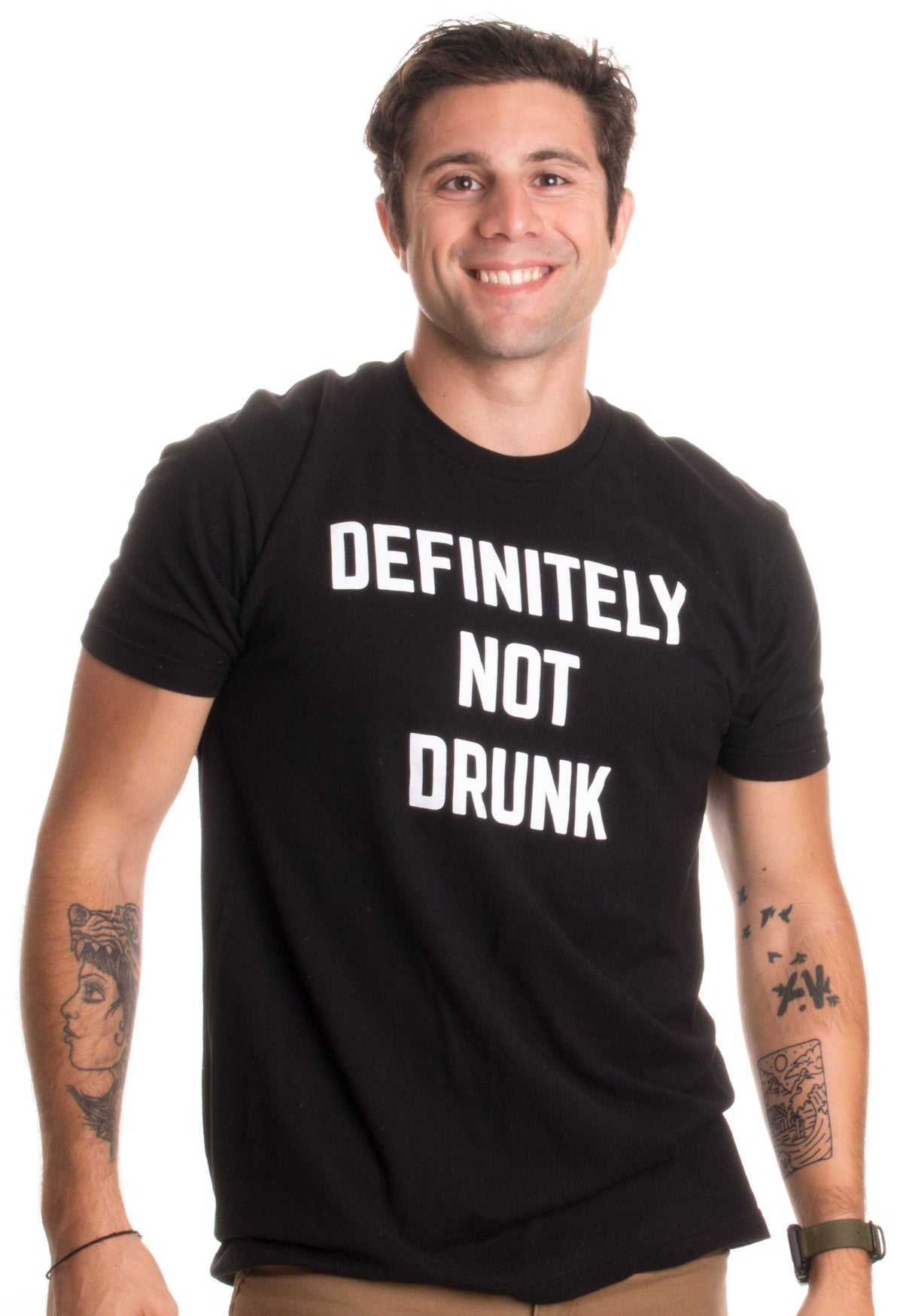 Definitely Not Drunk | Funny Bachelor Party Bar Festival Concert Beer T-shirt