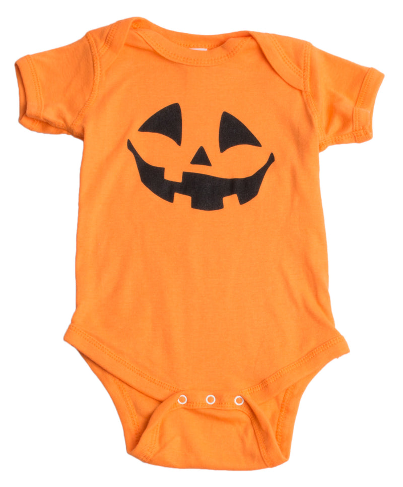 Cute Little Pumpkin | Infant, Baby Halloween Jack O' Lantern One Piece Outfit