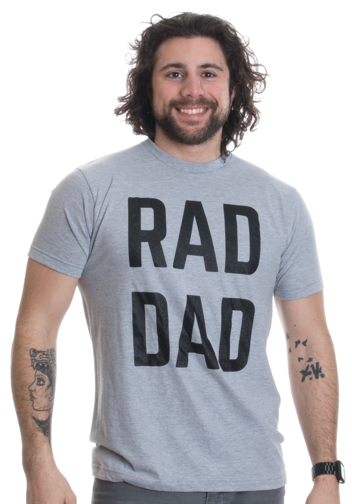 RAD DAD | Funny Cool Dad Joke Humor, Daddy Father's Day Grandpa Fathers T-shirt