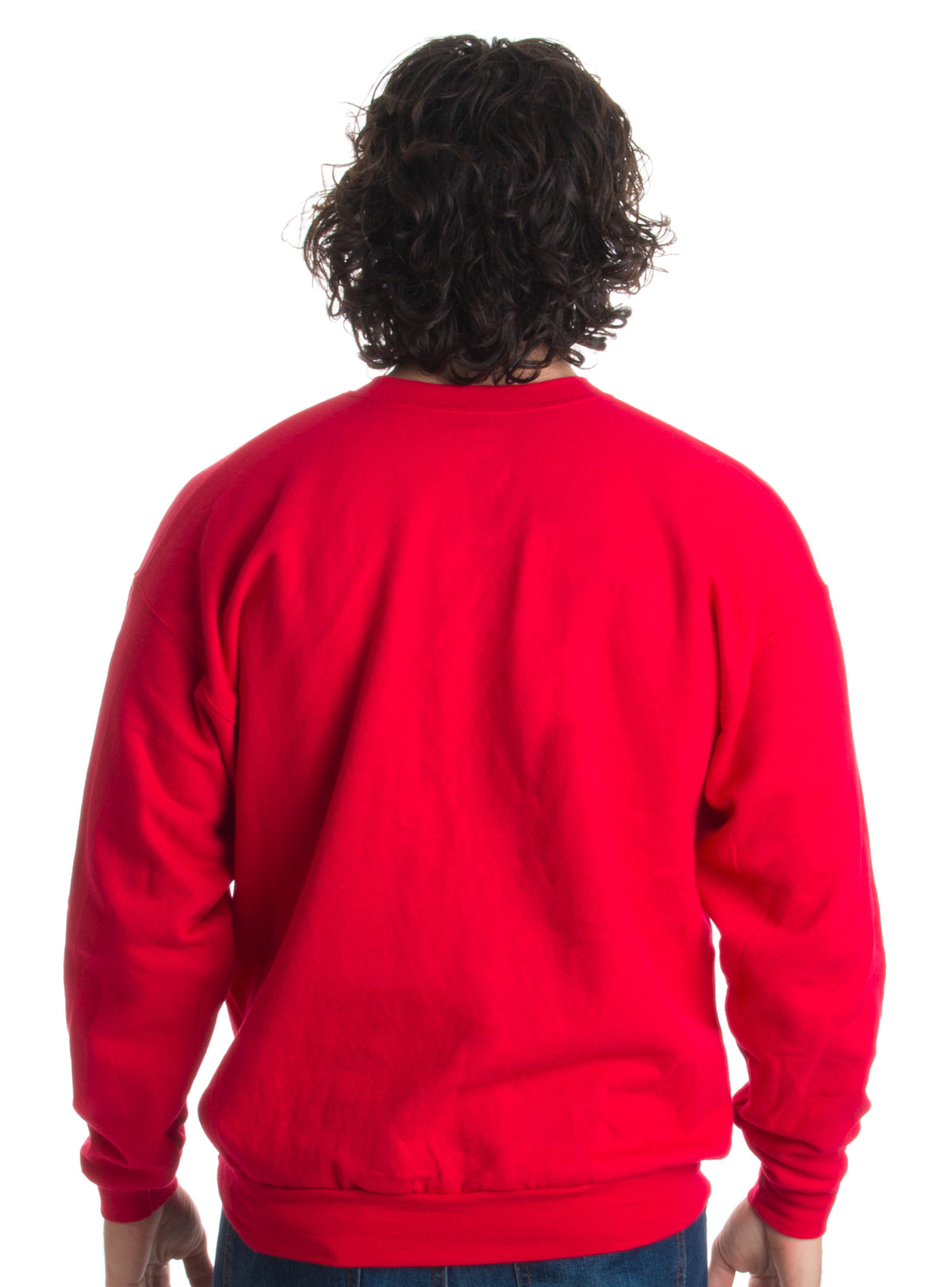 Ann Arbor T-shirt Co. Santa Claus Costume - Novelty Christmas Sweater Holiday Crewneck Sweatshirt - Men's/Unisex
