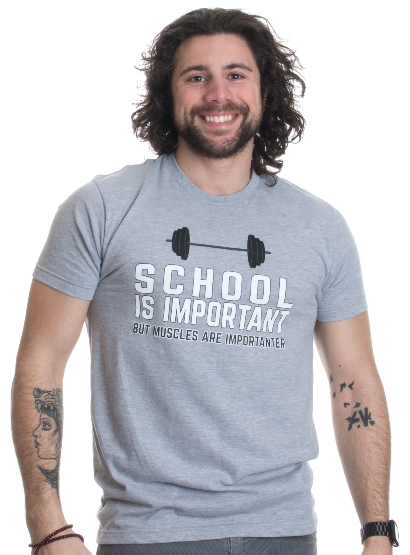 School is Important, but Muscles are Importanter | Funny Body