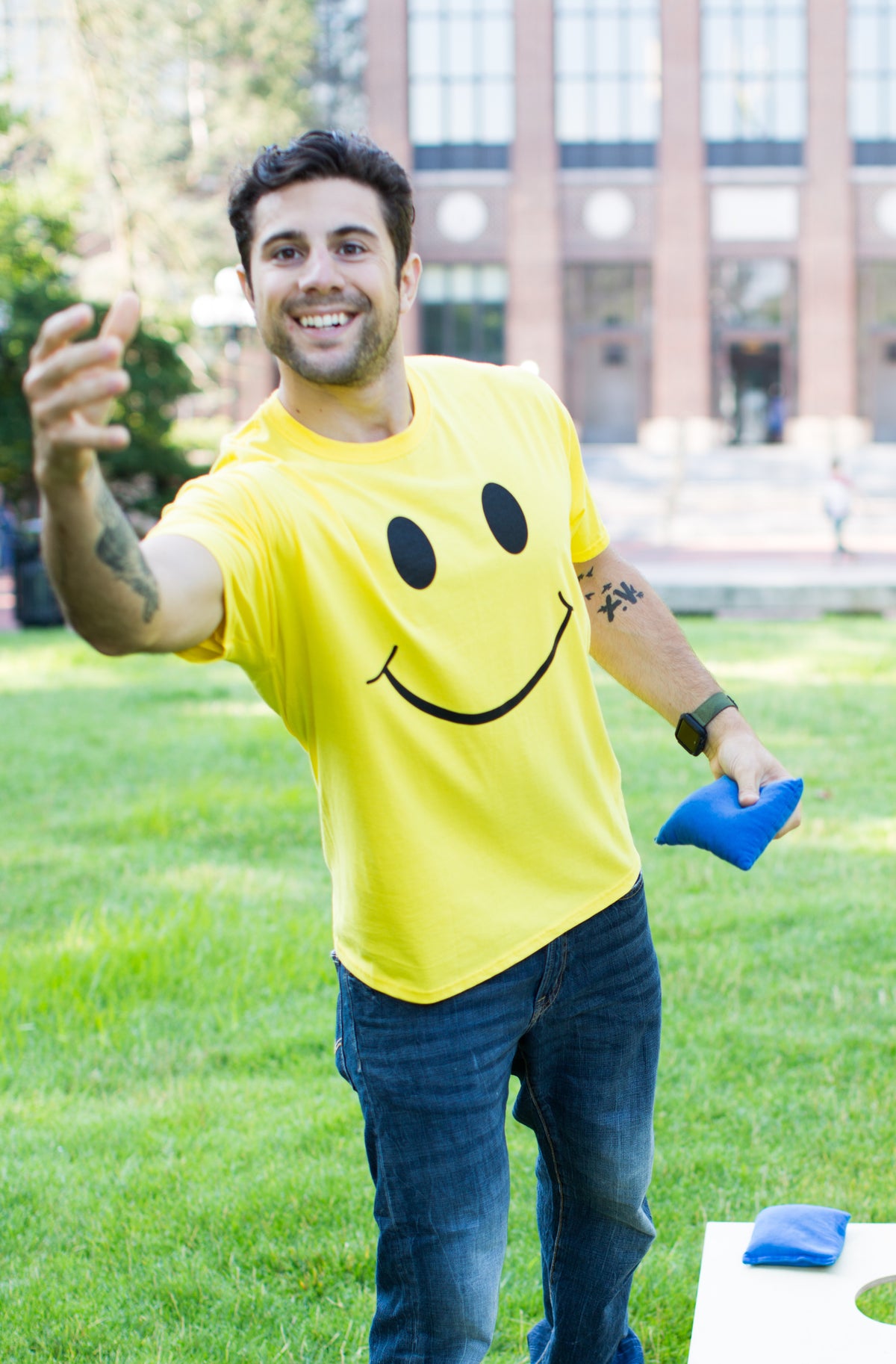 Smile Face - Cute, Smiley Positive, Happy Smiling Face Optimist Fun T-shirt