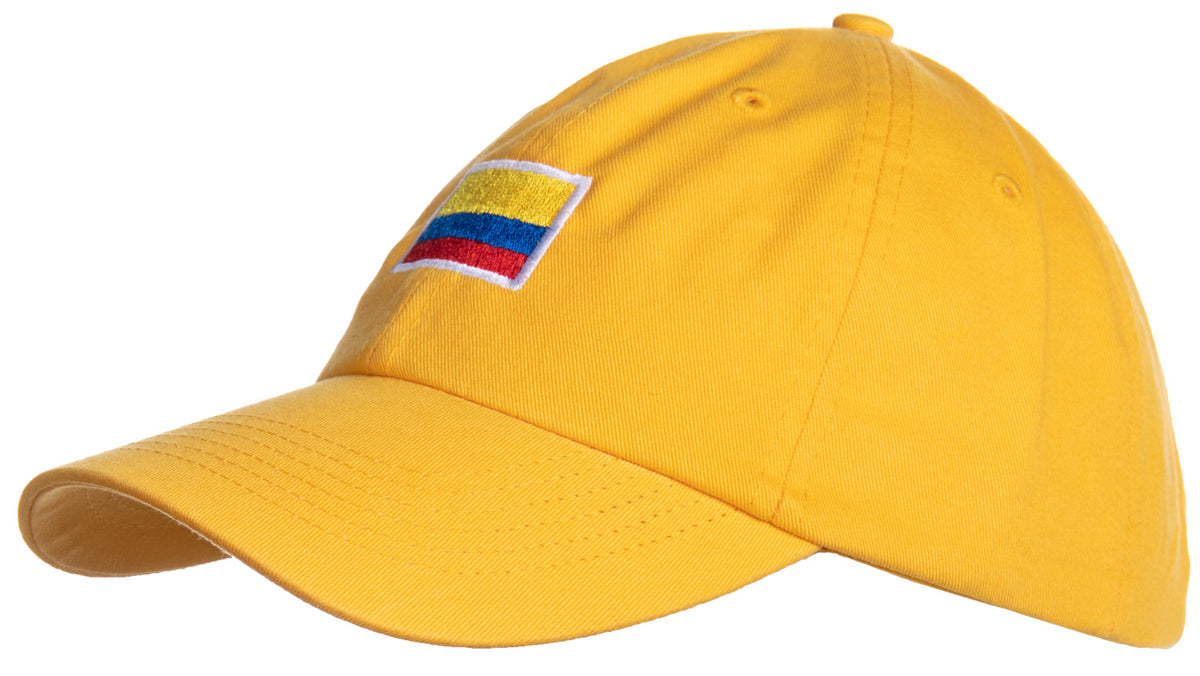 Colombia Flag Hat | Countries of The World National Pride Nation Flag Baseball Low Profile Dad Hat for Men Women