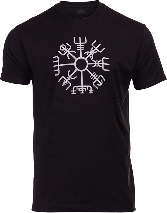 Vegvisir | Nordic Viking Rune Compass Norse Germanic Icelandic Pagan Magic Symbol T-Shirt