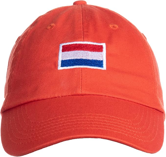 Netherlands Flag Hat | Countries of The World National Pride Nation Flag Baseball Low Profile Dad Hat for Men Women