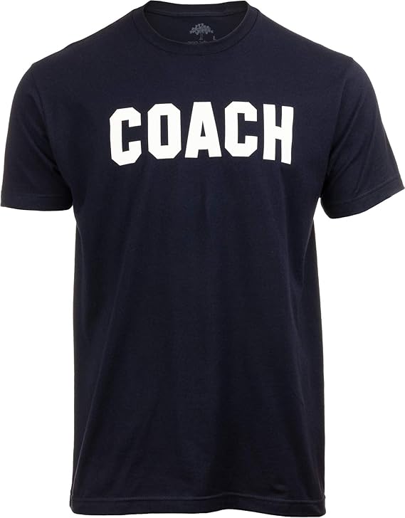 Coach | Coaching Tee Shirt: Royal Blue, Red, Green, Navy, Black Men Women T-Shirt