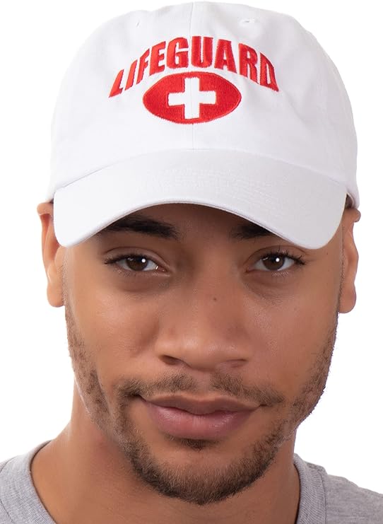 Lifeguard Hat | Professional Guard Red Baseball Cap Men Women Costume Uniform