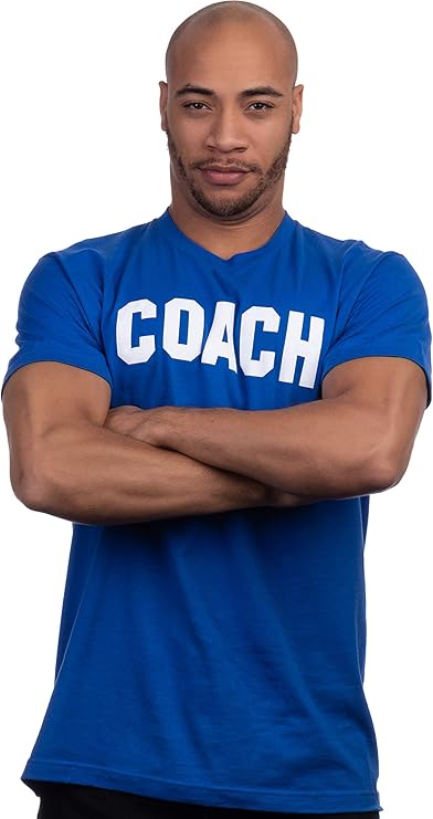 Coach | Coaching Tee Shirt: Royal Blue, Red, Green, Navy, Black Men Women T-Shirt