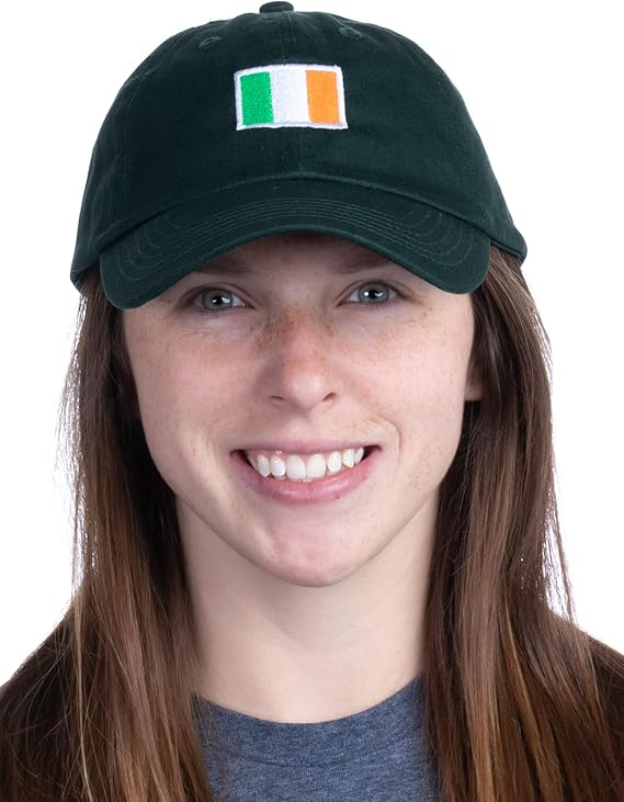 Ireland Flag Hat | Countries of The World National Pride Nation Flag Baseball Low Profile Dad Hat for Men Women