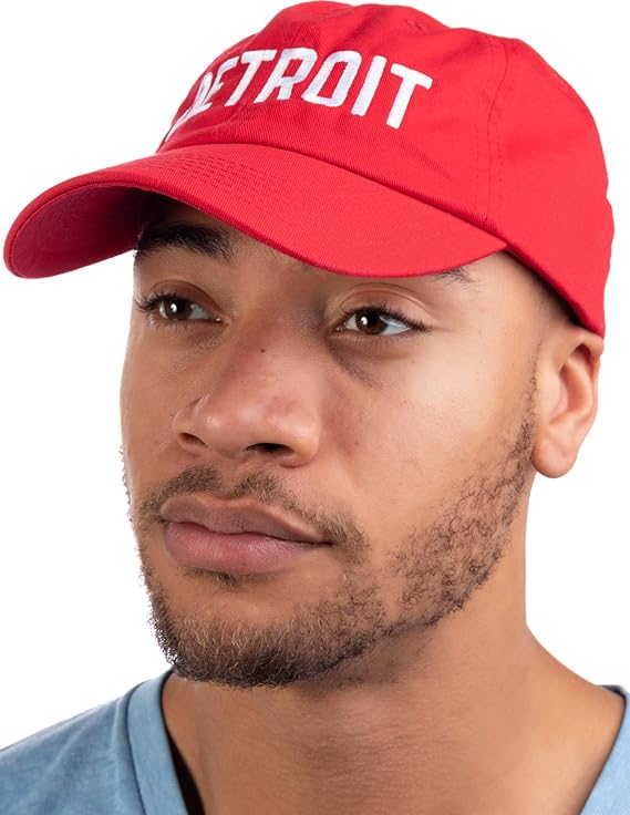 Detroit | Classic Retro City Detroiter 313 Cool Michigan Men Women Cap Dad Hat