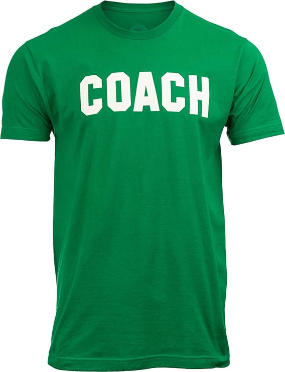 Coach | Coaching Tee Shirt: Royal Blue, Red, Green, Navy, Black Men Women T-Shirt