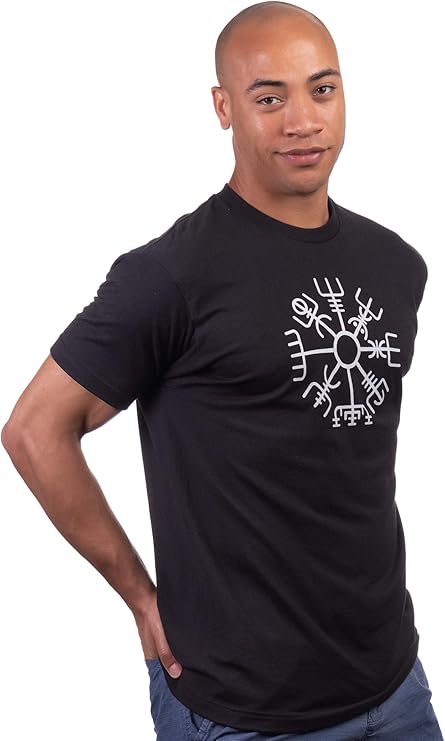 Vegvisir | Nordic Viking Rune Compass Norse Germanic Icelandic Pagan Magic Symbol T-Shirt