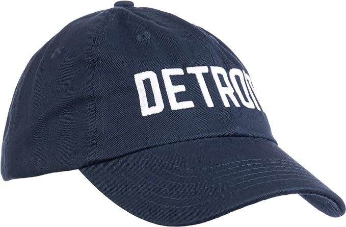 Detroit | Classic Retro City Detroiter 313 Cool Michigan Men Women Cap Dad Hat