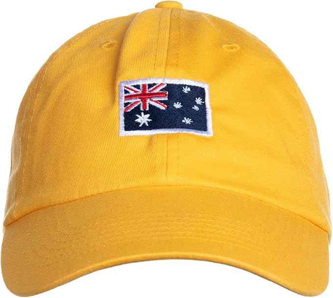 Australia Flag Hat | Countries of The World National Pride Nation Flag Baseball Low Profile Dad Hat for Men Women