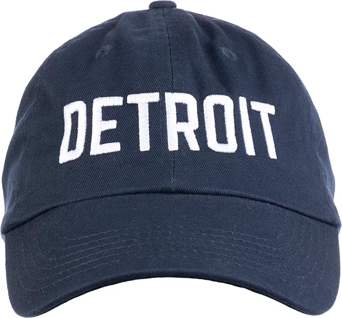 Detroit | Classic Retro City Detroiter 313 Cool Michigan Men Women Cap Dad Hat