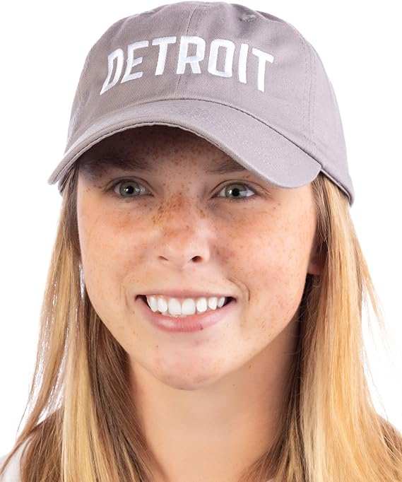 Detroit | Classic Retro City Detroiter 313 Cool Michigan Men Women Cap Dad Hat