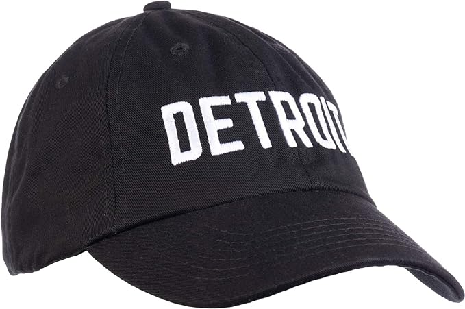 Detroit | Classic Retro City Detroiter 313 Cool Michigan Men Women Cap Dad Hat