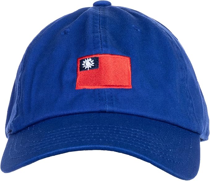 Taiwan Flag Hat | Countries of The World National Pride Nation Flag Baseball Low Profile Dad Hat for Men Women