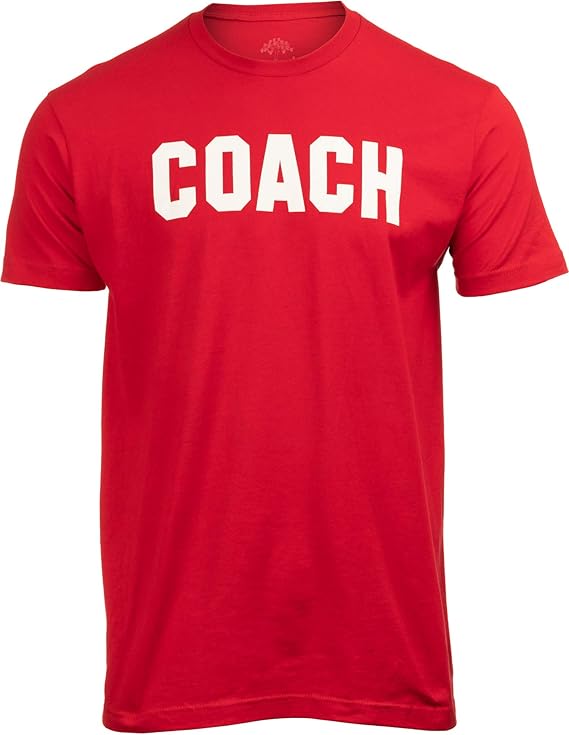 Coach | Coaching Tee Shirt: Royal Blue, Red, Green, Navy, Black Men Women T-Shirt