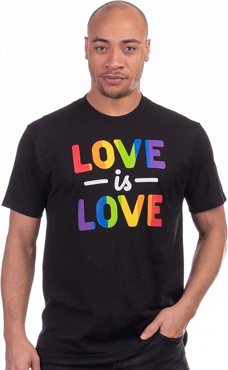 Love is Love | Lesbian Gay Bisexual Transgender Ally Progressive LGBTQ Unisex Women Men T-Shirt