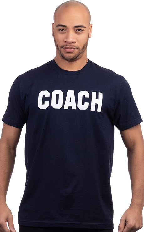 Coach | Coaching Tee Shirt: Royal Blue, Red, Green, Navy, Black Men Women T-Shirt