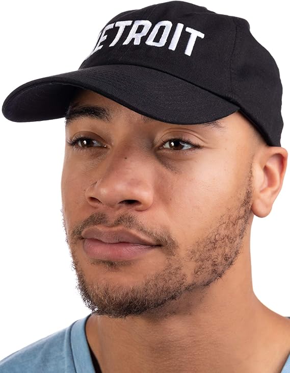 Detroit | Classic Retro City Detroiter 313 Cool Michigan Men Women Cap Dad Hat