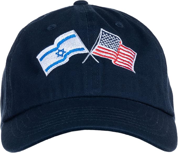 Israel and US Flag Hat | American Friendship Nations Flag Baseball Low Profile Dad Hat for Men Women