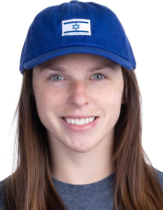 Israel Flag Hat| Countries of The World National Pride Nation Flag Baseball Low Profile Dad Hat for Men Women