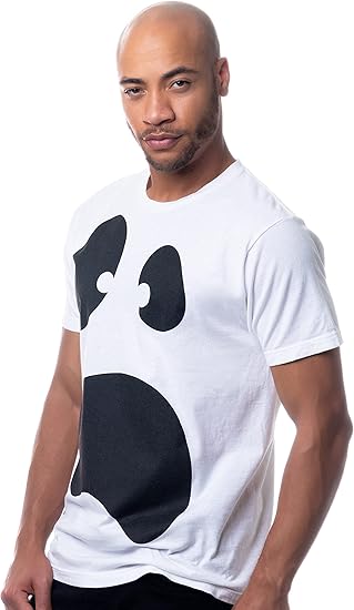 Silly Ghost Face | Spooky Halloween Ghoul Face Easy Costume Men's Unisex T-shirt