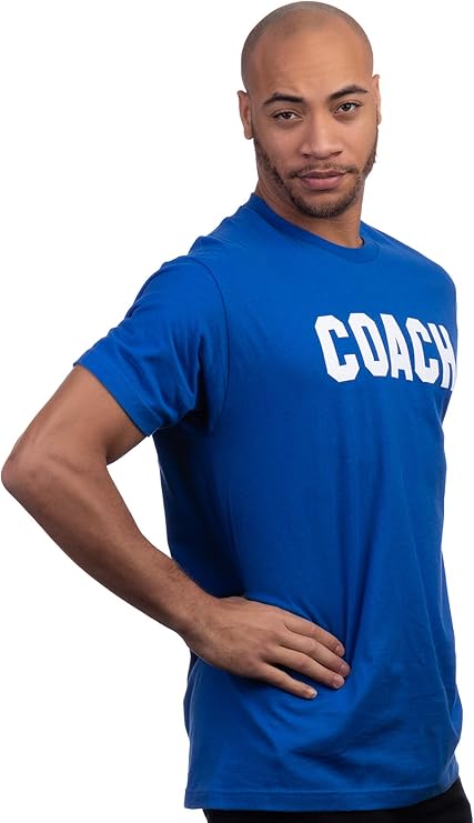 Coach | Coaching Tee Shirt: Royal Blue, Red, Green, Navy, Black Men Women T-Shirt