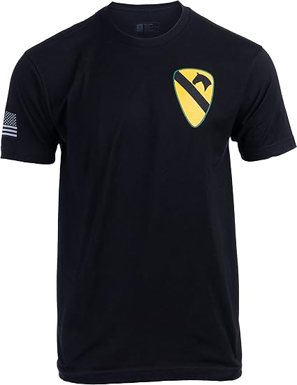 1st Cavalry | Licensed U.S. Army Military Tee Shirt (T-shirt) for Men Women