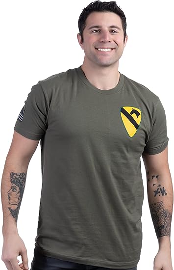 1st Cavalry | Licensed U.S. Army Military Tee Shirt (T-shirt) for Men Women