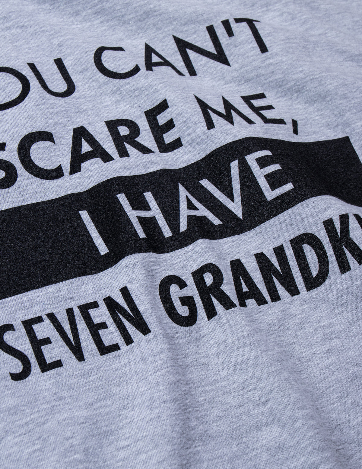 You Can't Scare Me, I Have Seven Grandkids | Funny Dad Daddy Daughters Children Cute Joke Men T-Shirt