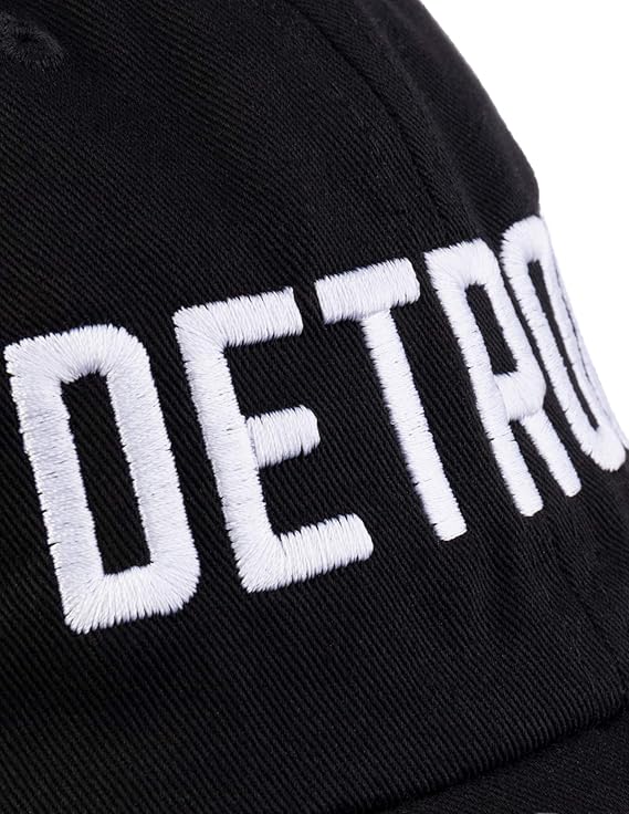 Detroit | Classic Retro City Detroiter 313 Cool Michigan Men Women Cap Dad Hat