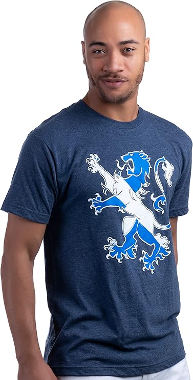 Scottish Lion Rampant | Scotland Saltire Gaelic Tee Shirt, Highlands Pride T-Shirt for Men Women