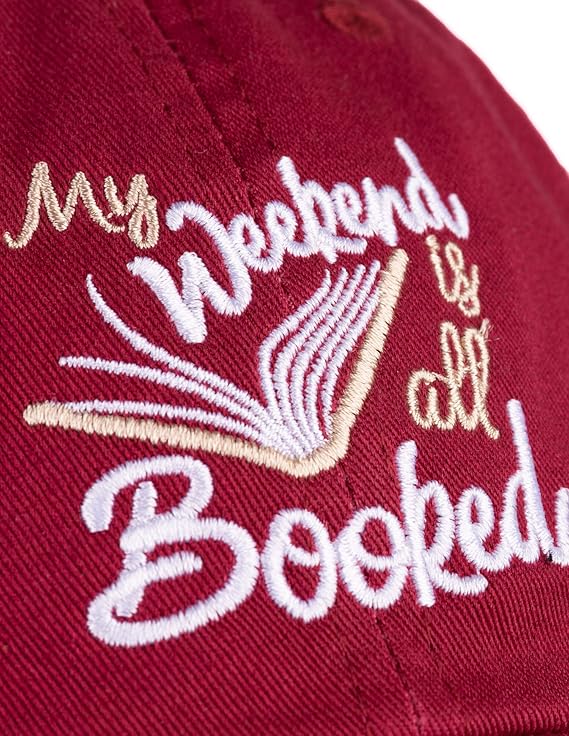 My Weekend is All Booked | Funny Cute Book Club Reader Reading Women's Baseball Dad Hat