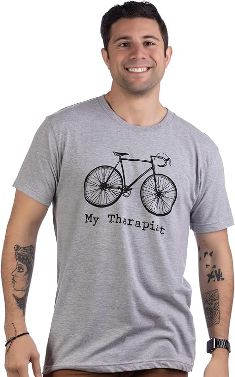 My Therapist (Bicycle) | Funny Bike Riding Rider Cycling Cyclist Man T-Shirt